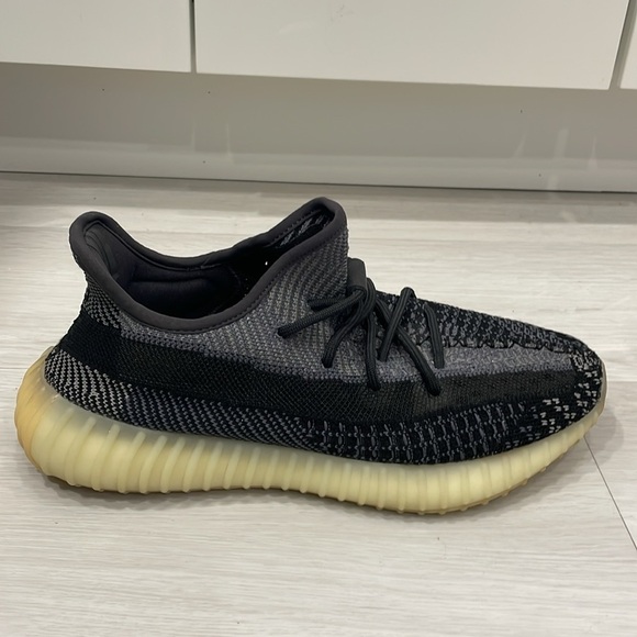 Adidas Yeezy Boost 350 V2 Carbon Sneakers - Picture 8 of 16